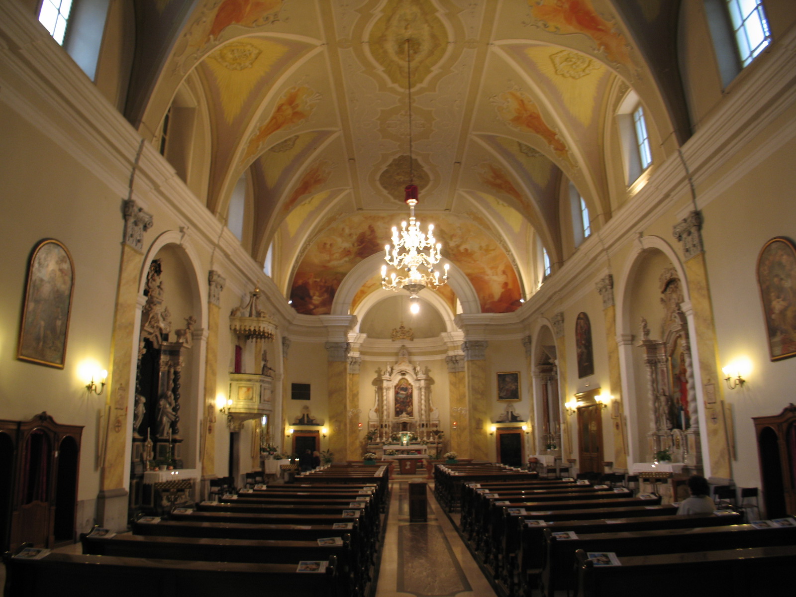 Esterno della chiesa della Beata Vergine del Soccorso, a Trieste